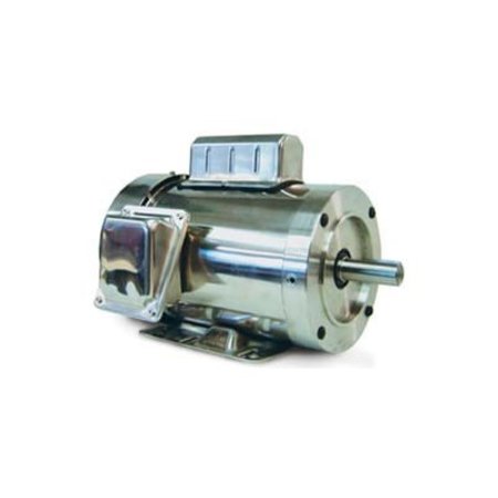 LEESON ELECTRIC Leeson Motors Motor Washdown Motor-1.5HP, 115-208/230V, 1800RPM, TEFC, RIGID C, 1.15 SF, 75 Eff. 191481